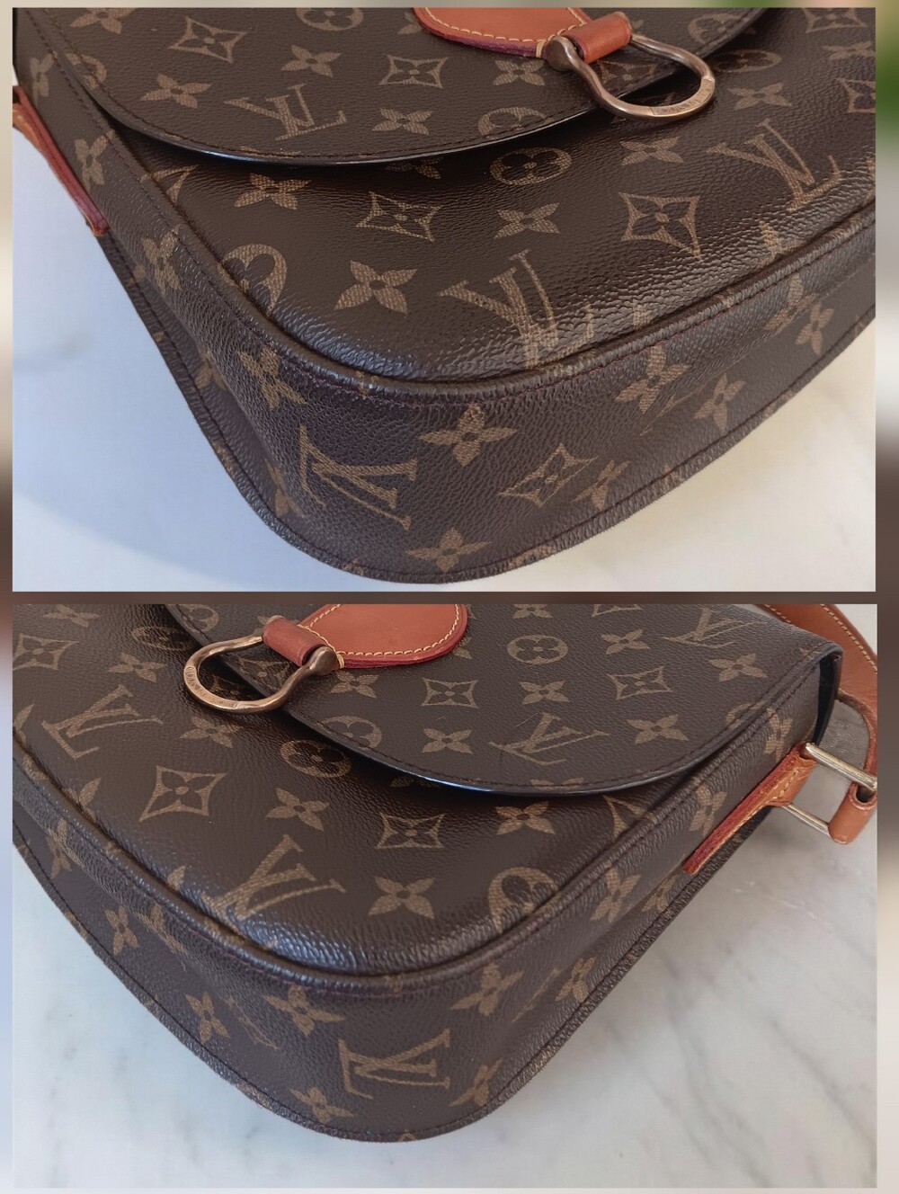 Louis Vuitton Saint Cloud GM Monogram Crossbody Vintage 1998 ✨ COA - Picture 9 of 16